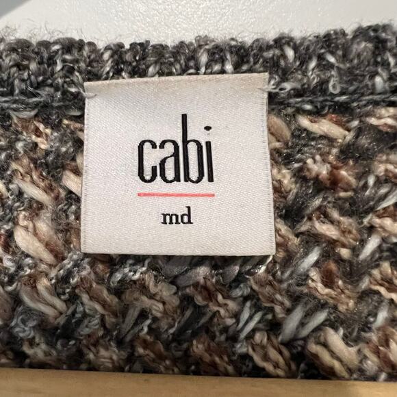 CAbi Ritz Knit Tweed Double Breasted Blazer Jacket Sweater Size M Career Button - Picture 5 of 13